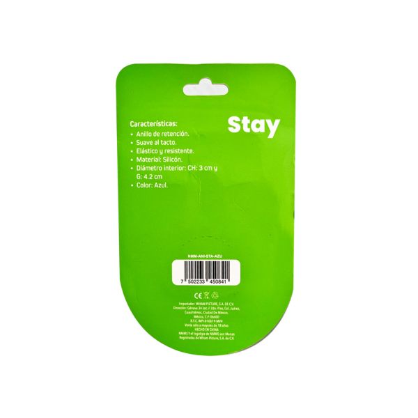 ANILLO CON FUNDA STAY AZUL