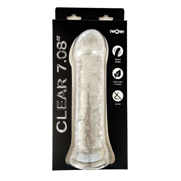 DILDO JELLY CLEAR 7.0