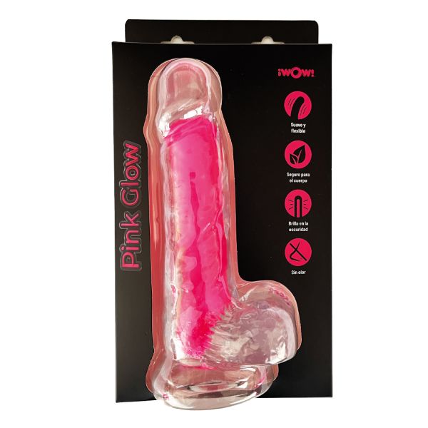 DILDO PINK GLOW