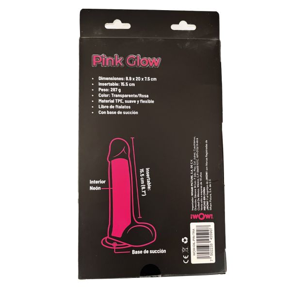 DILDO PINK GLOW