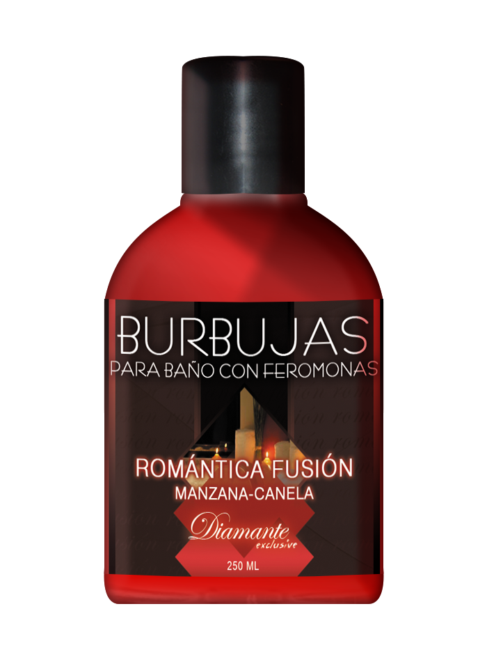 Burbujas 250ml ROMANTICA FUSION (manz/can)