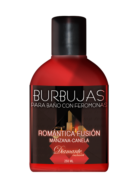 Burbujas 250ml ROMANTICA FUSION (manz/can)